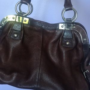 Gorgeous b markowsky brown leather bag